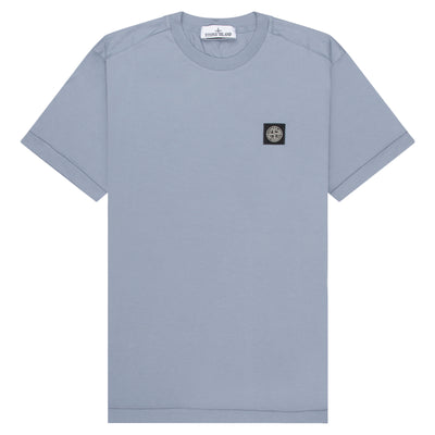 Stone Island Avio Blue Box Logo T-Shirt