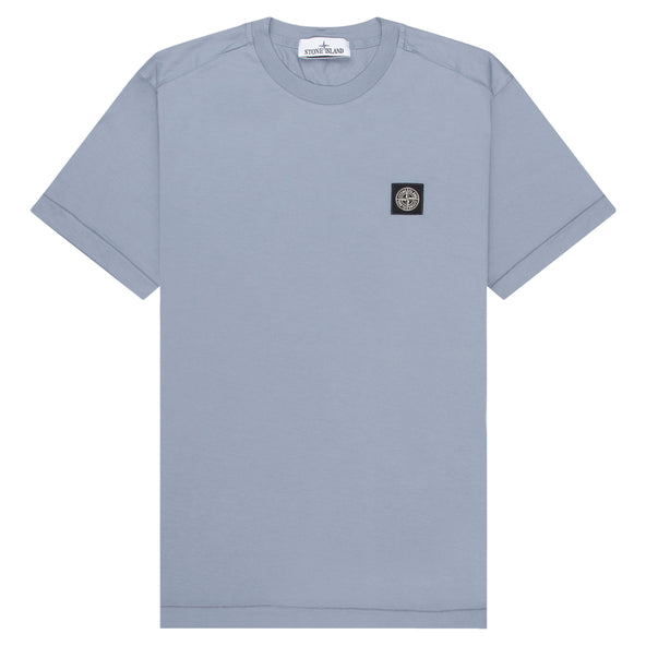 Stone Island Avio Blue Box Logo T-Shirt