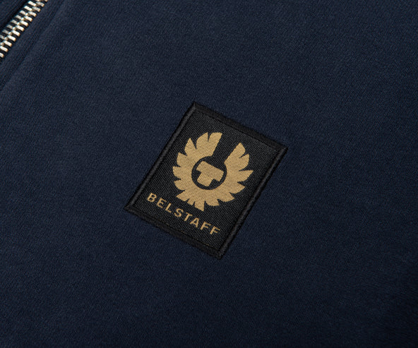 Belstaff Dark Ink 1/4 Zip Sweatshirt