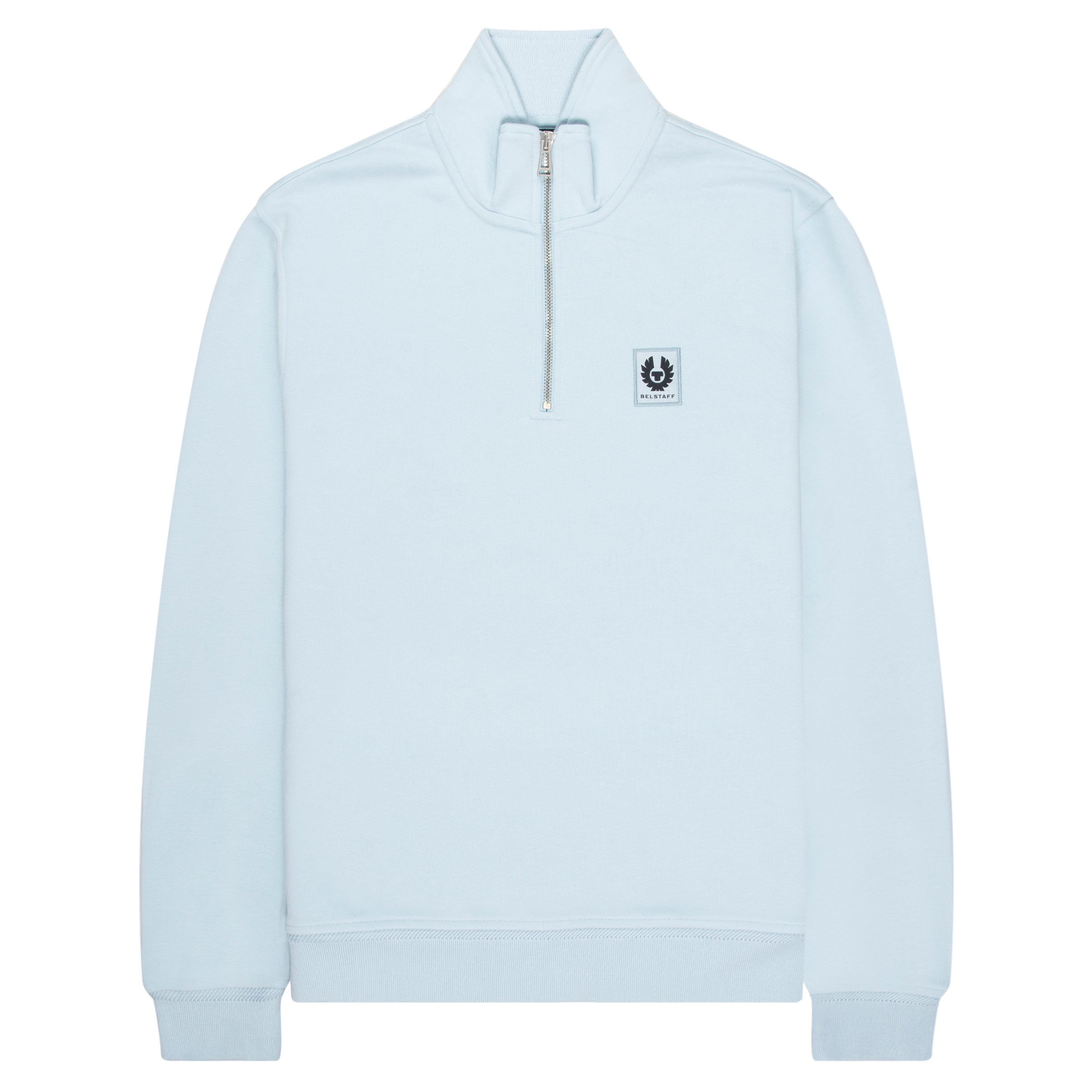 Belstaff Sky Blue 1/4 Zip Sweatshirt