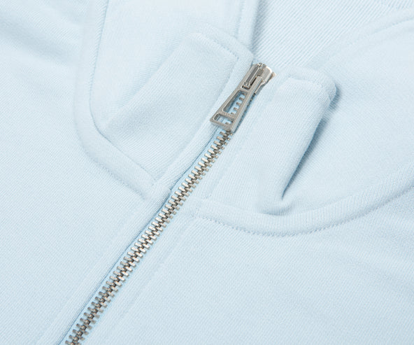 Belstaff Sky Blue 1/4 Zip Sweatshirt