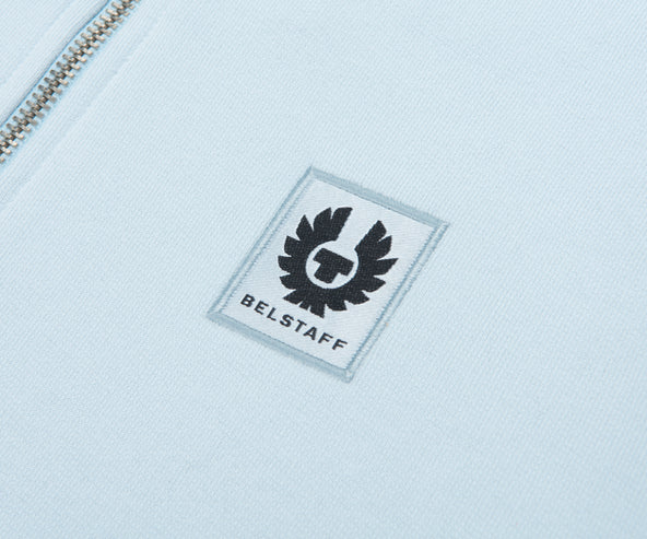 Belstaff Sky Blue 1/4 Zip Sweatshirt