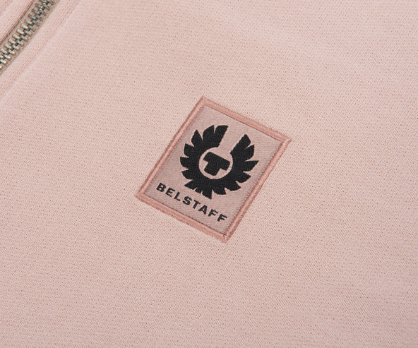 Belstaff Dusk Pink 1/4 Zip Sweatshirt