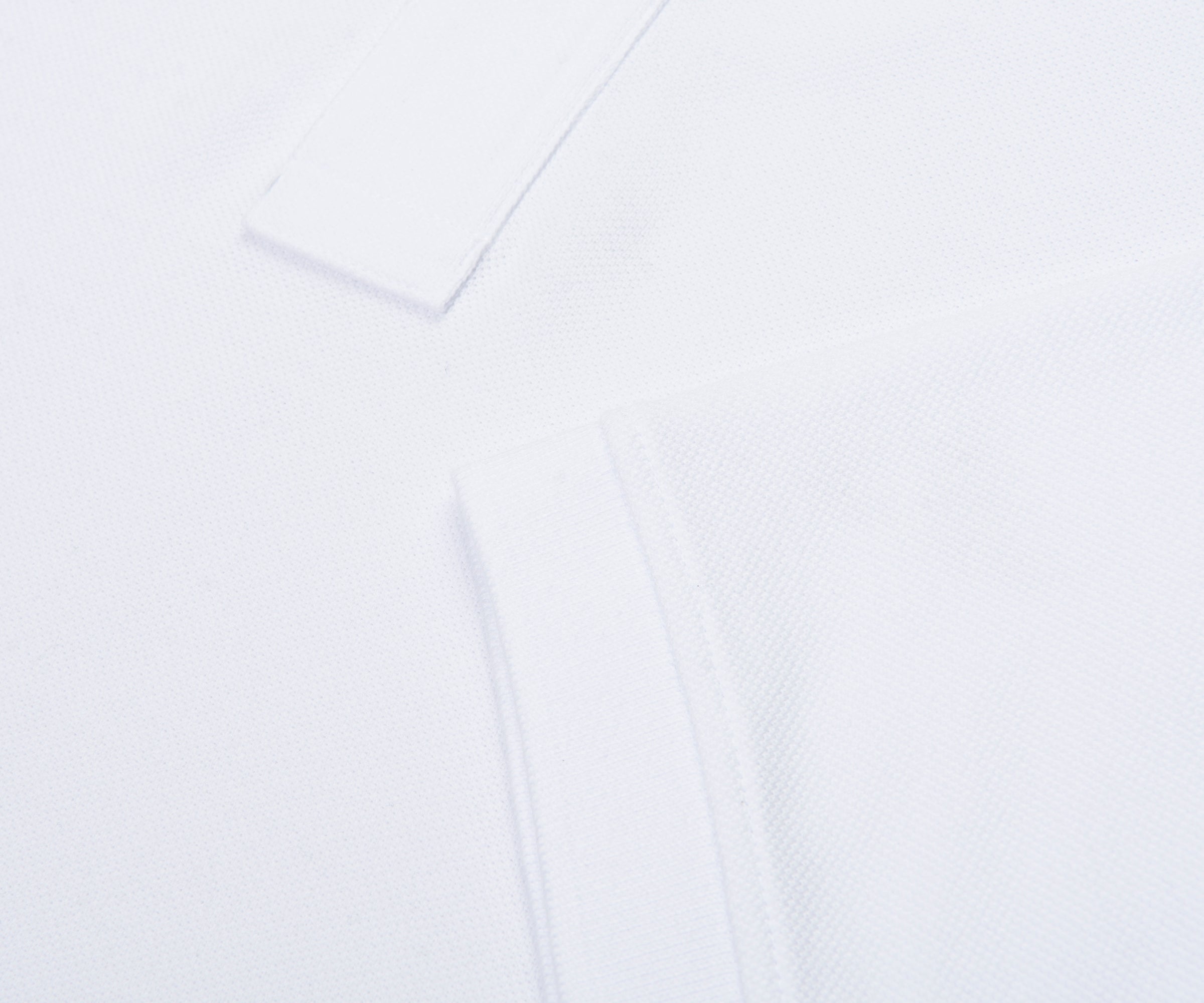 Stone Island White Signature Embroidered Logo Polo