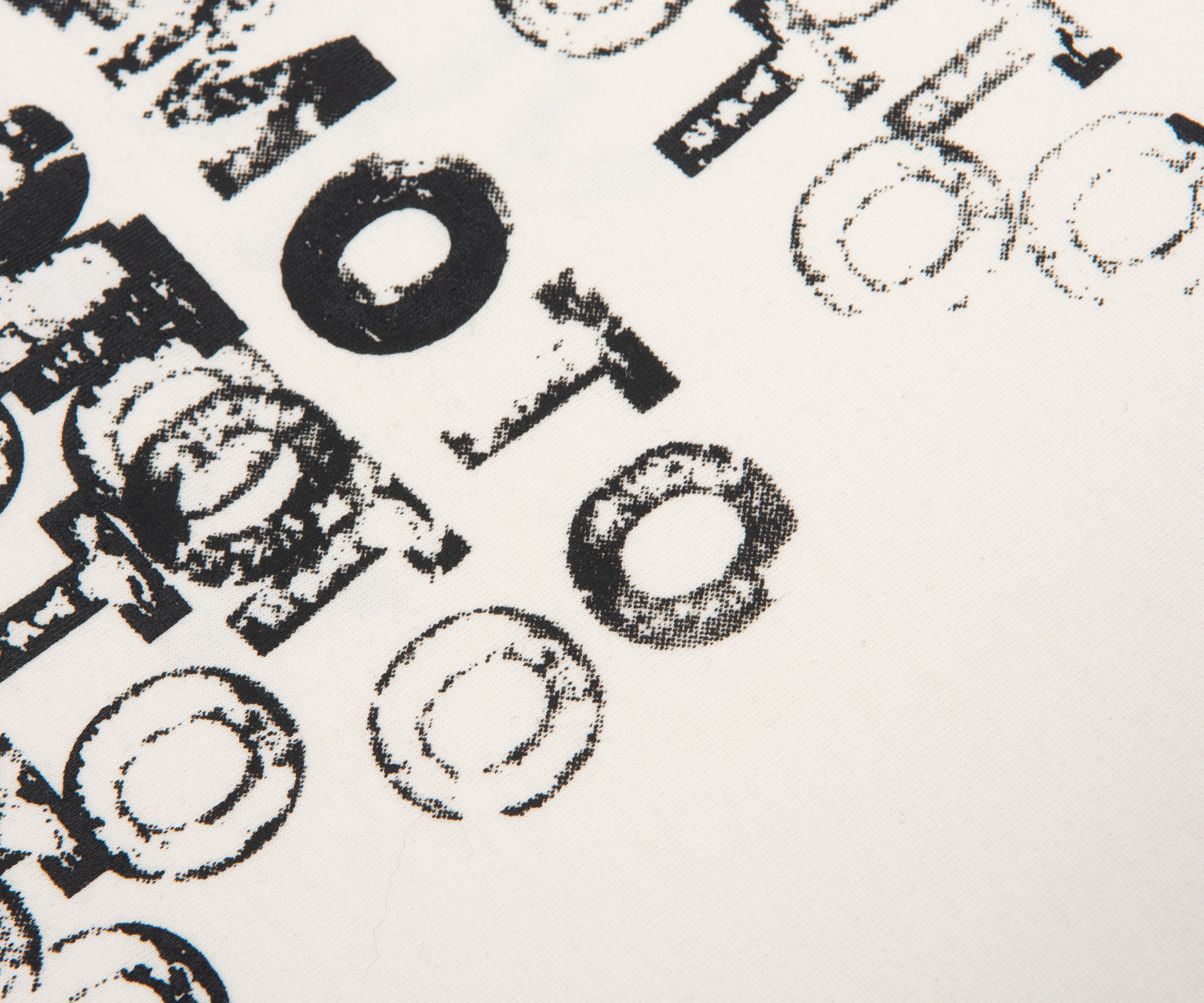 Y-3 Off White Clustered Side Logo T-Shirt