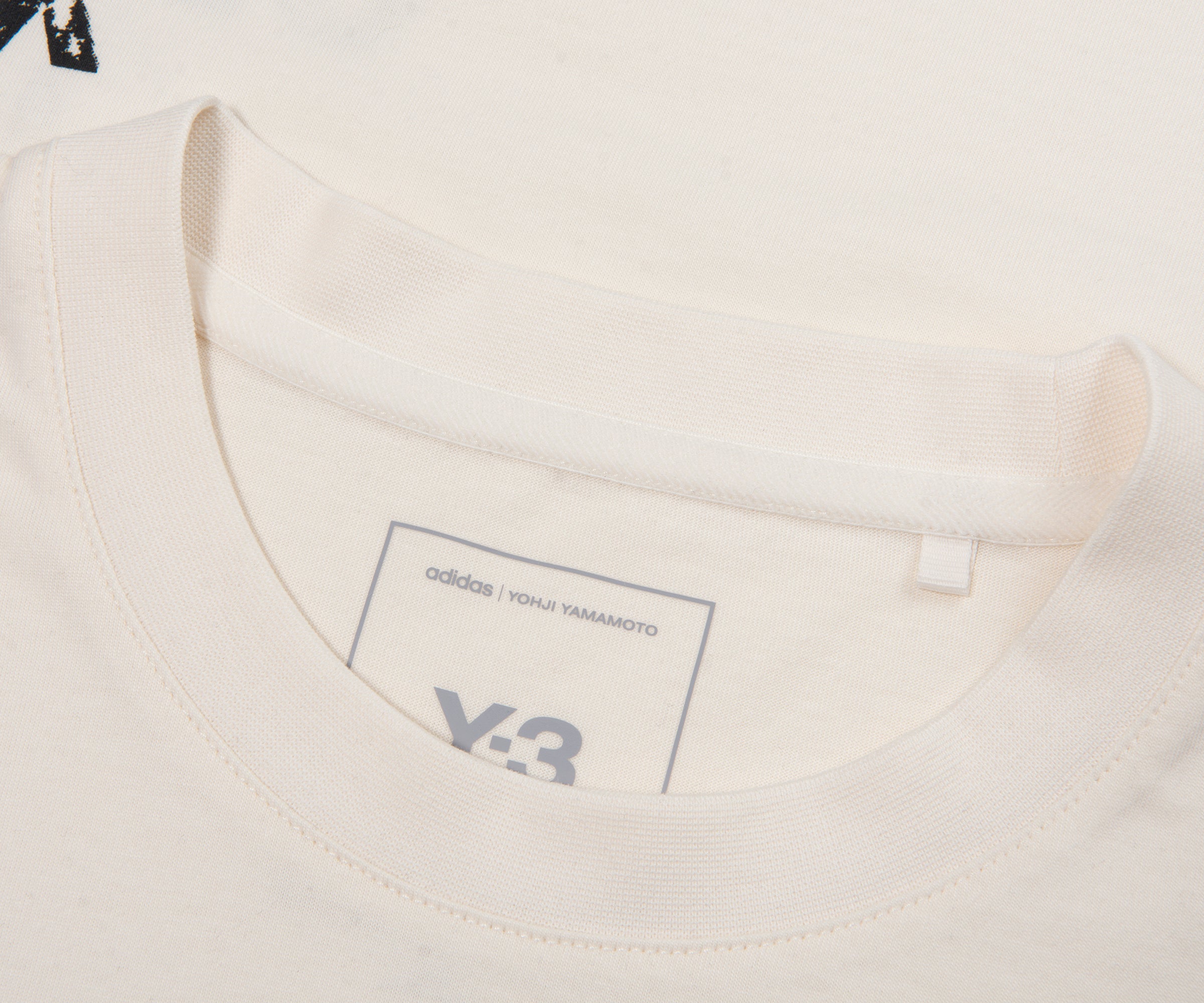 Y-3 Off White Clustered Side Logo T-Shirt