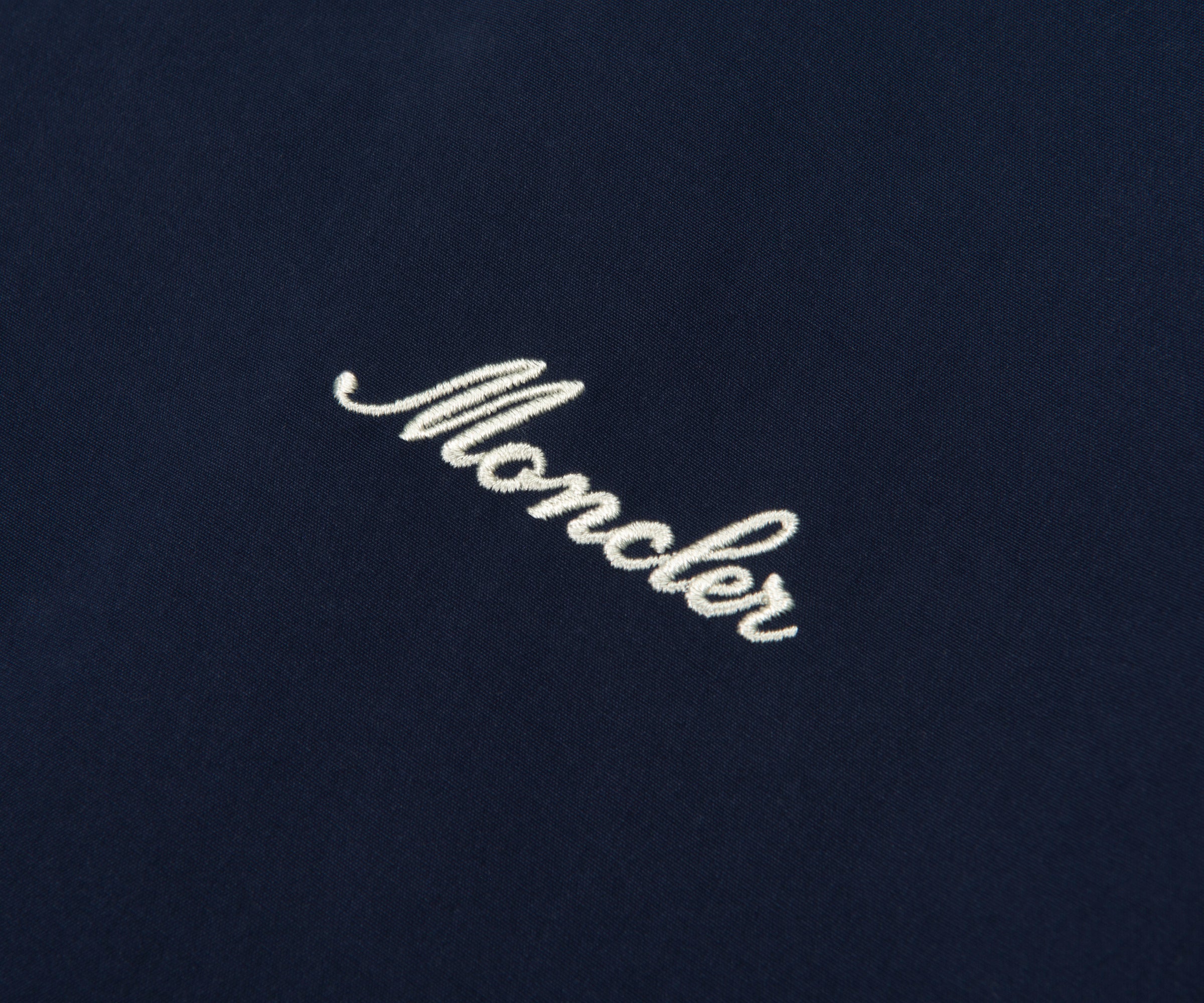 Moncler Navy Arinell Embroidered Logo Overshirt