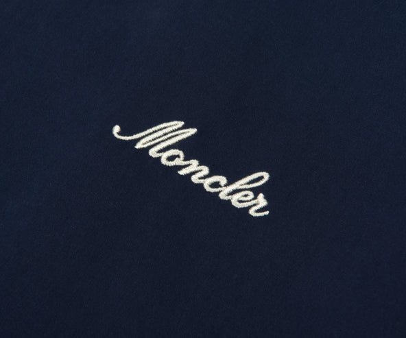 Moncler Navy Arinell Embroidered Logo Overshirt