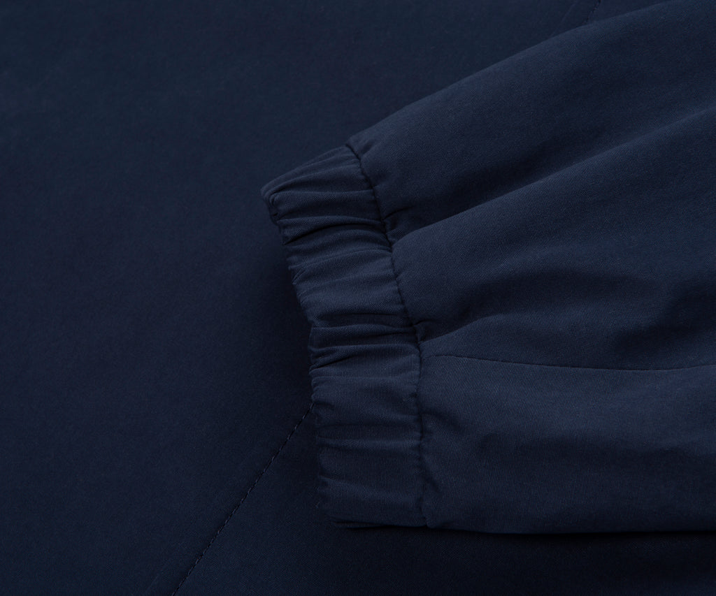 Moncler Navy Arinell Embroidered Logo Overshirt