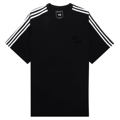 Y-3 Black U Wire Arm Stripe T-Shirt
