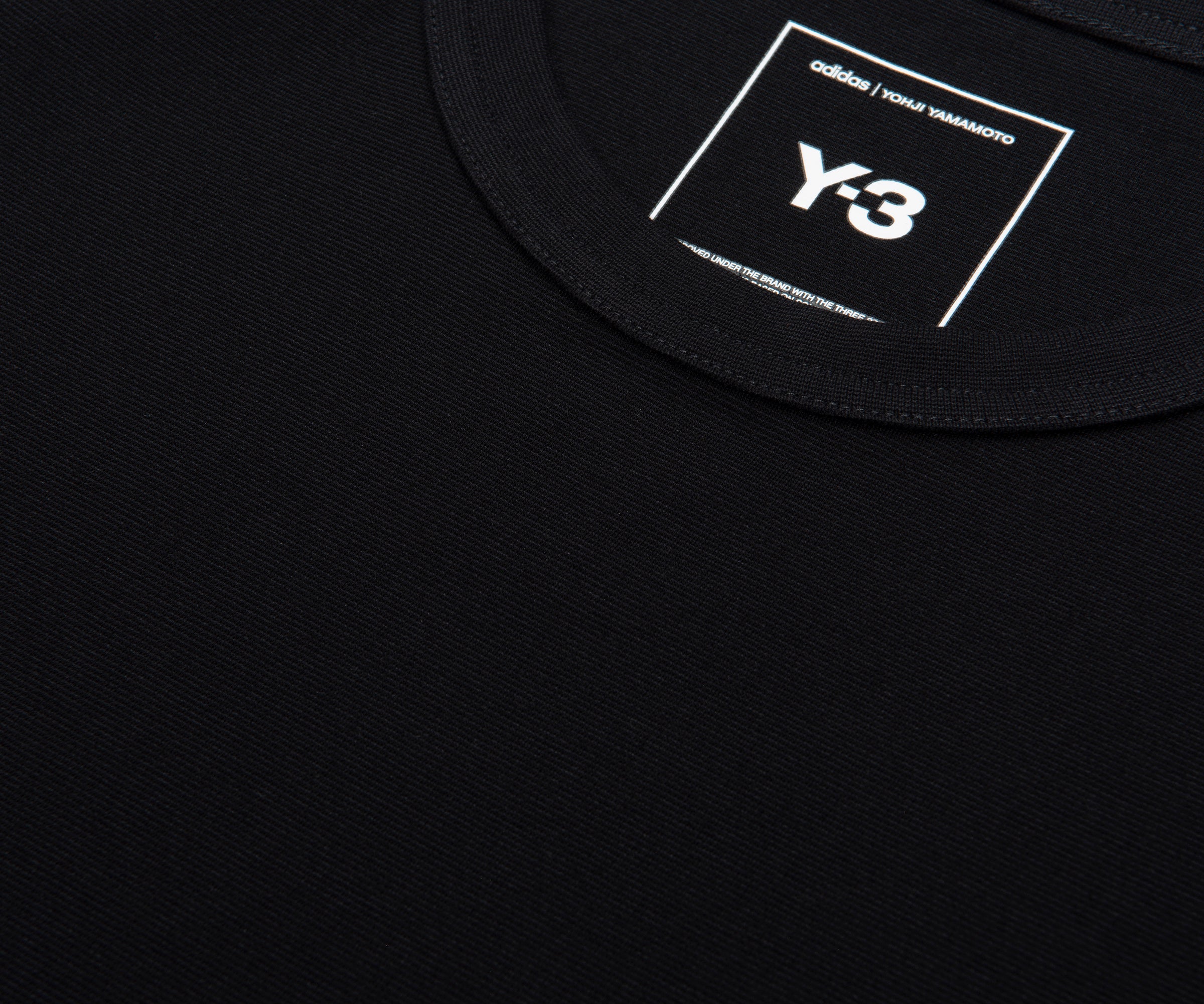 Y-3 Black U Wire Arm Stripe T-Shirt