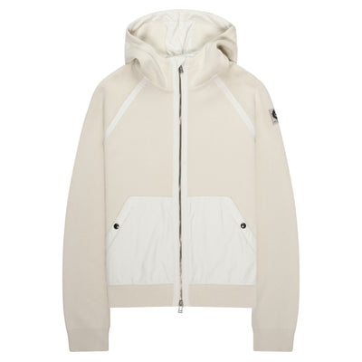 Belstaff Silver Birch View Textured Full Zip Hoodie