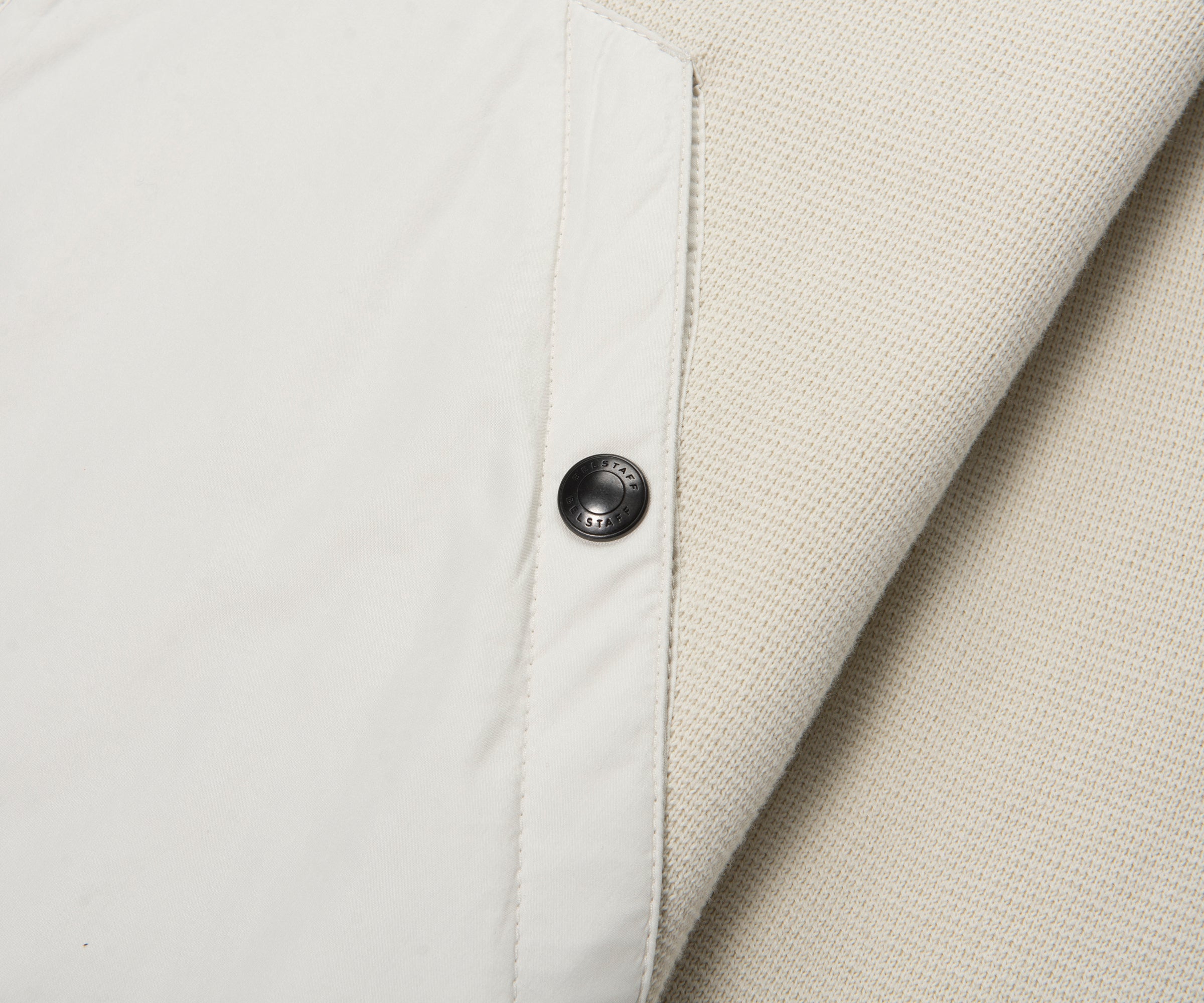 Belstaff Silver Birch View Textured Full Zip Hoodie