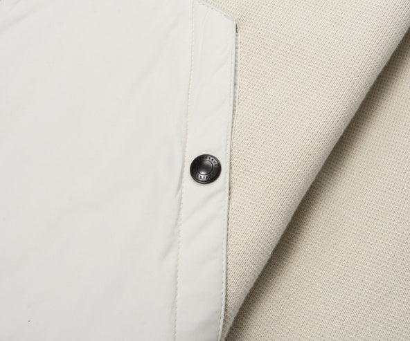 Belstaff Silver Birch View Textured Full Zip Hoodie