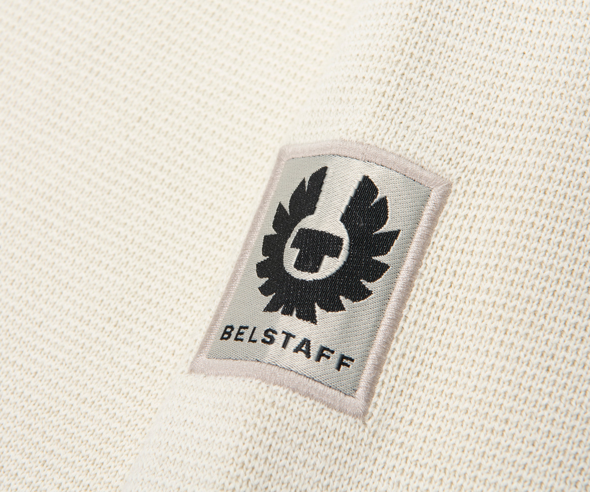 Belstaff Silver Birch View Textured Full Zip Hoodie