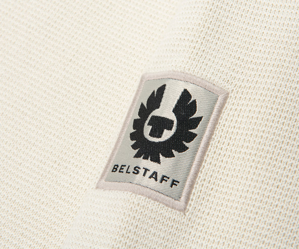Belstaff Silver Birch View Textured Full Zip Hoodie