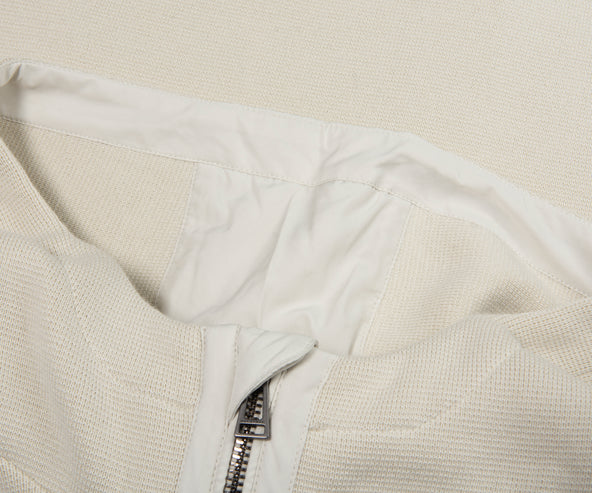 Belstaff Silver Birch View Textured Full Zip Hoodie