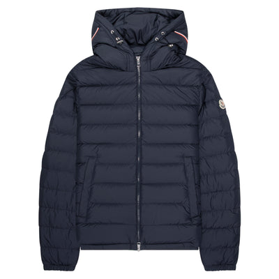 Moncler Navy Vermeille Detailed Hood Puffer Coat