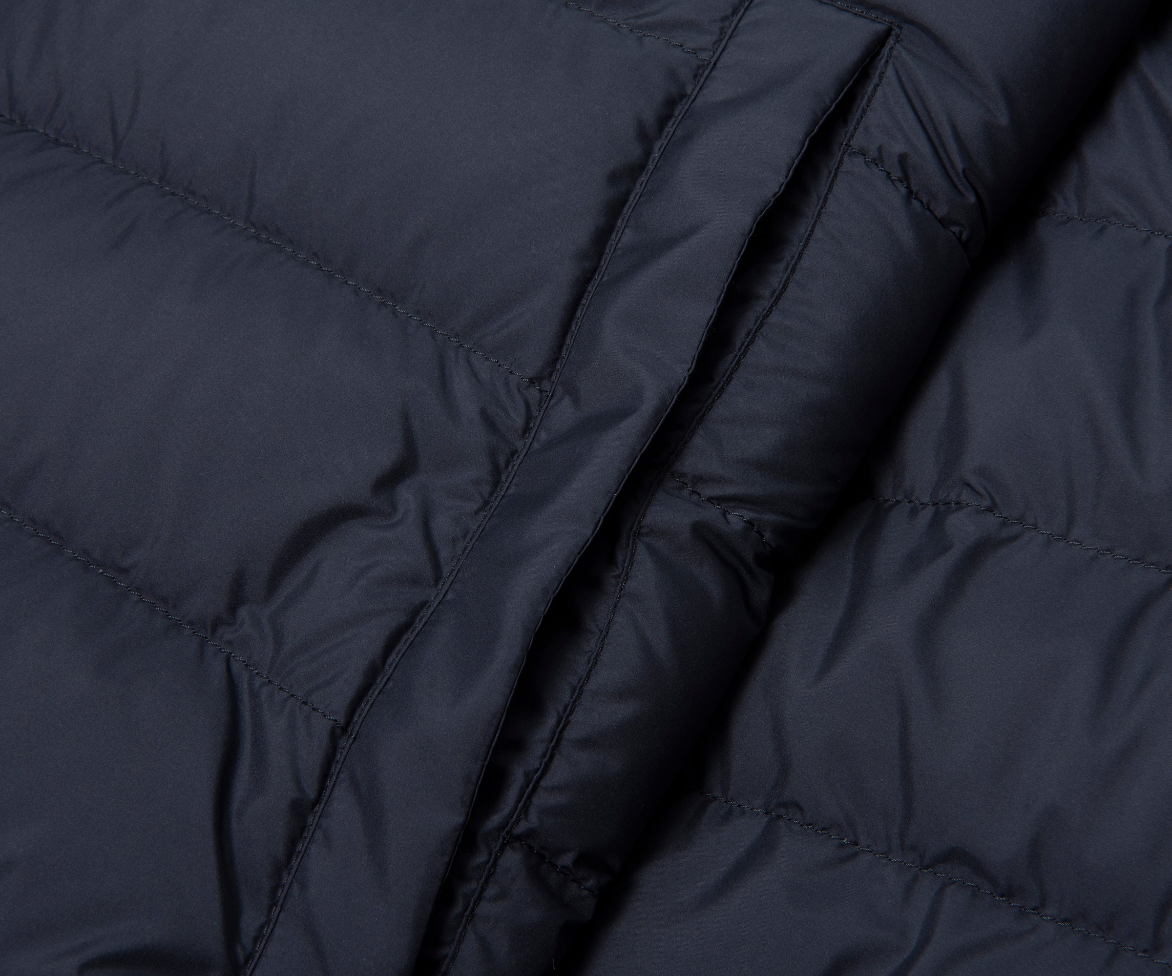 Moncler Navy Vermeille Detailed Hood Puffer Coat