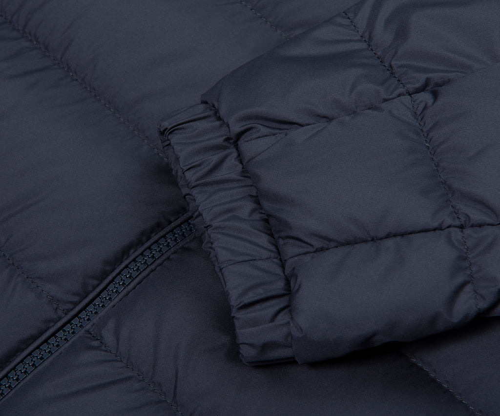 Moncler Navy Vermeille Detailed Hood Puffer Coat