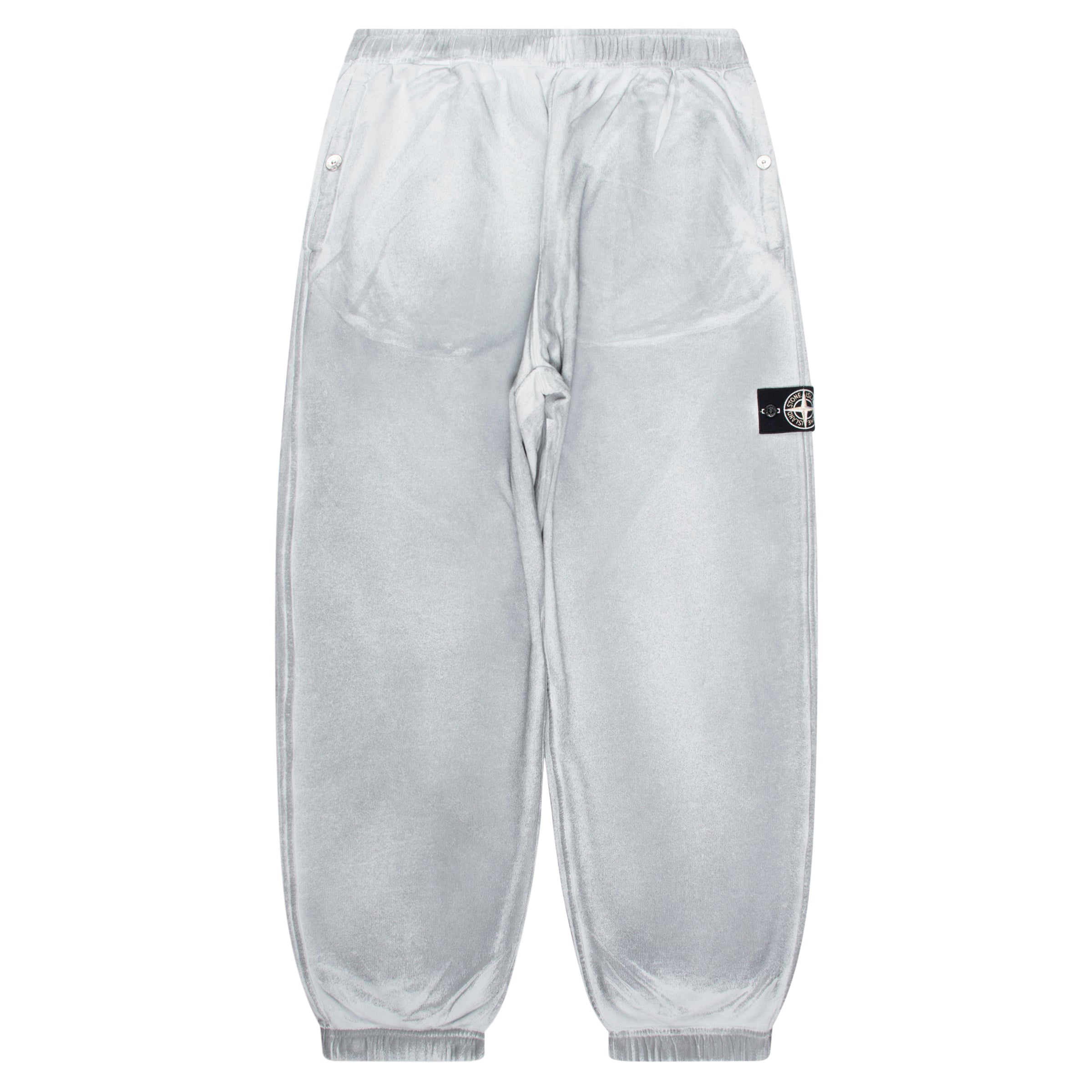 Stone Island White Reflective Garment lamination Joggers