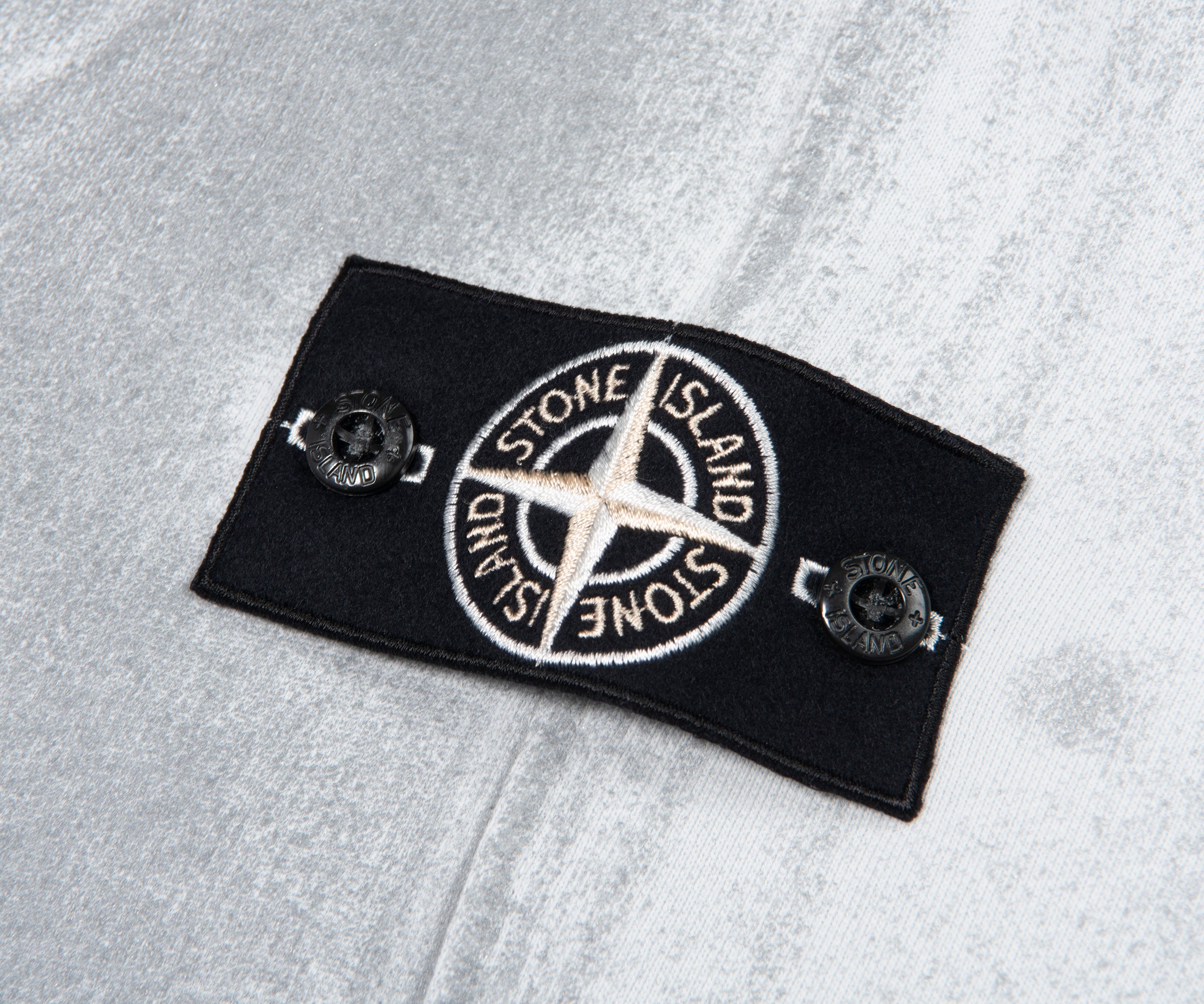 Stone Island White Reflective Garment lamination Joggers