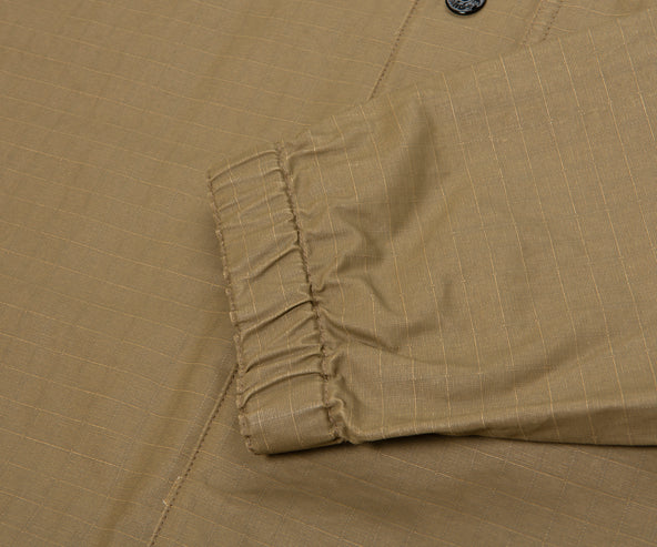 Stone Island Olive Ripstop Full Button Overshirt