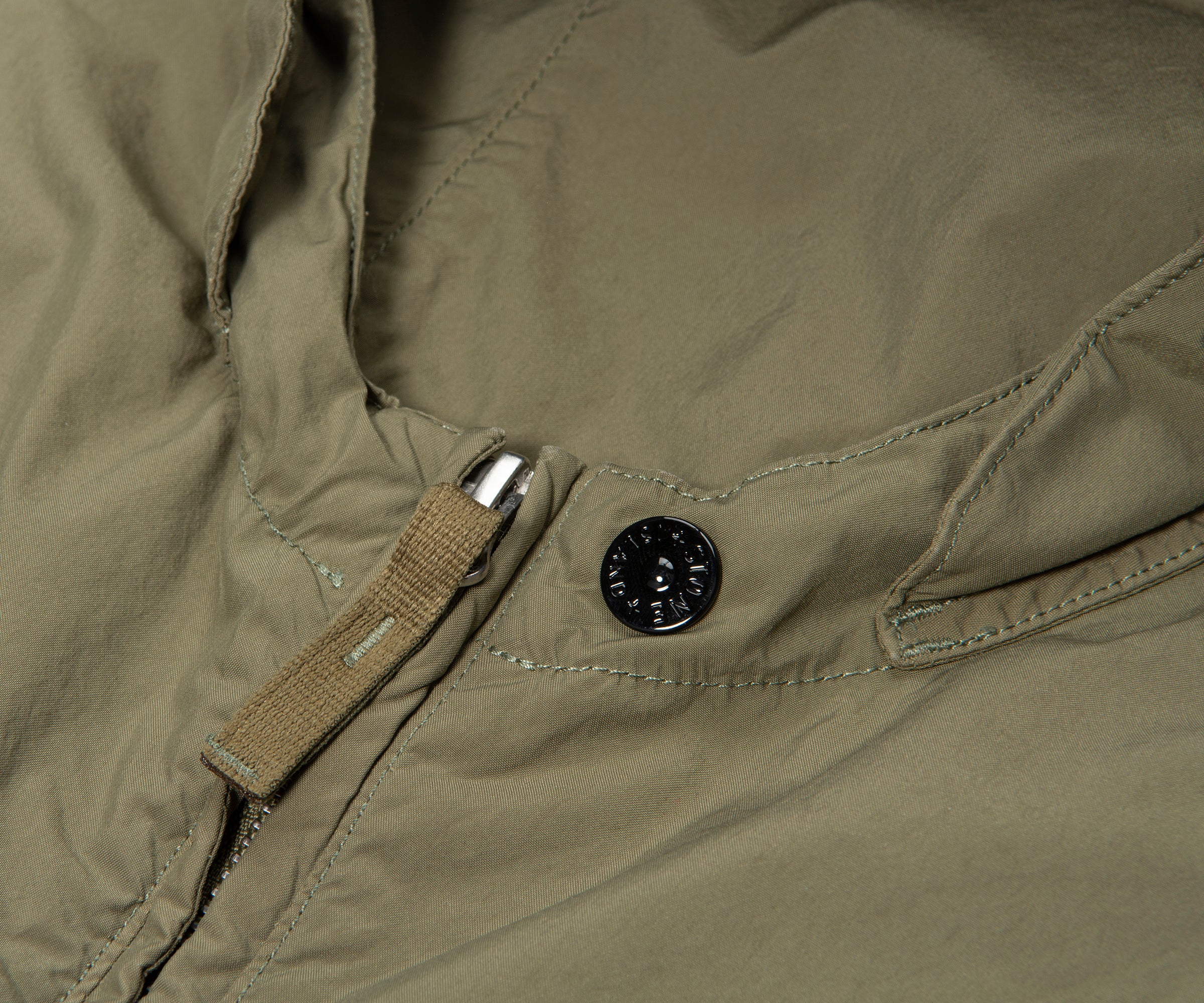 Stone Island Khaki Light Compact Touch Polyester Jacket