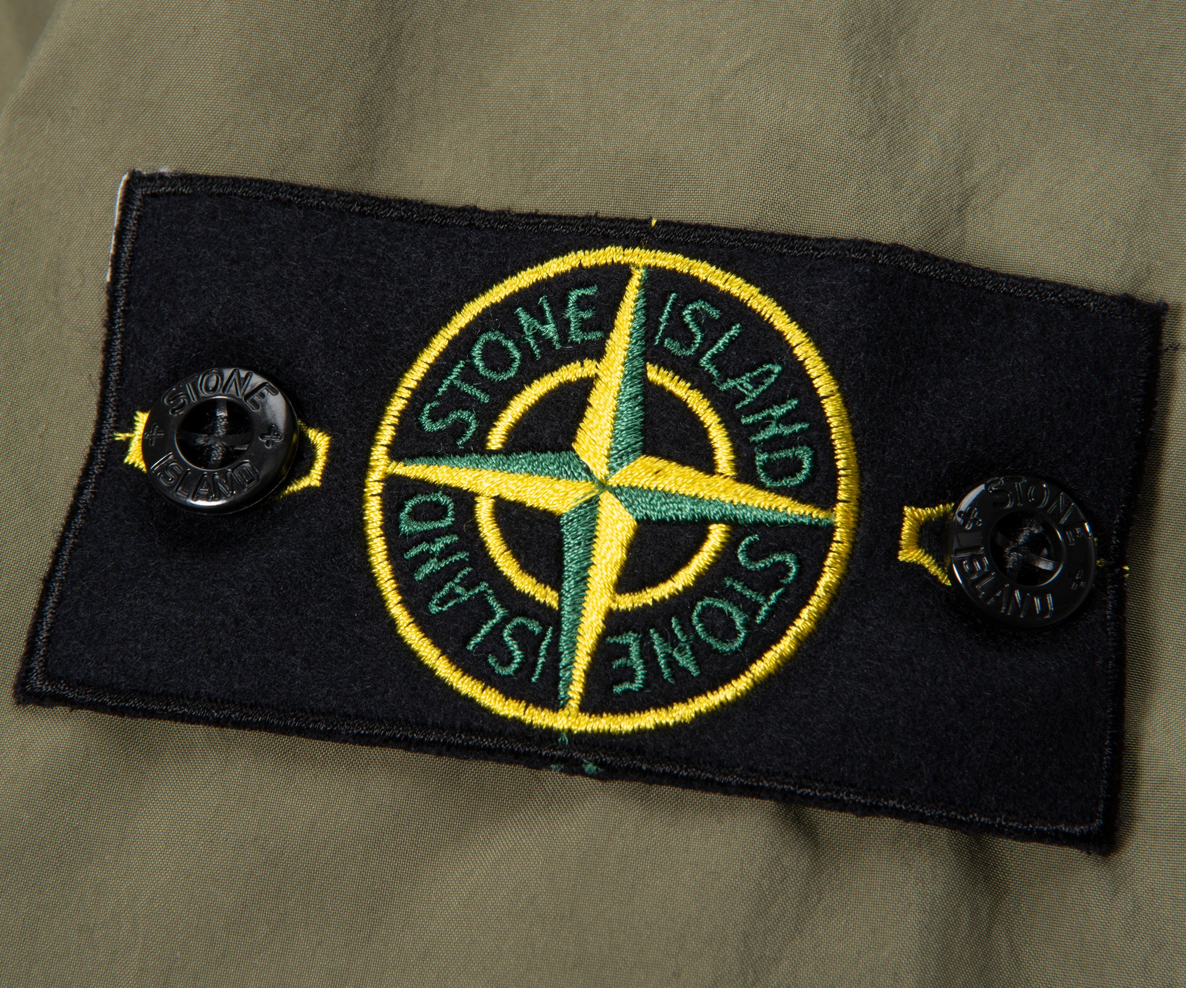 Stone Island Khaki Light Compact Touch Polyester Jacket