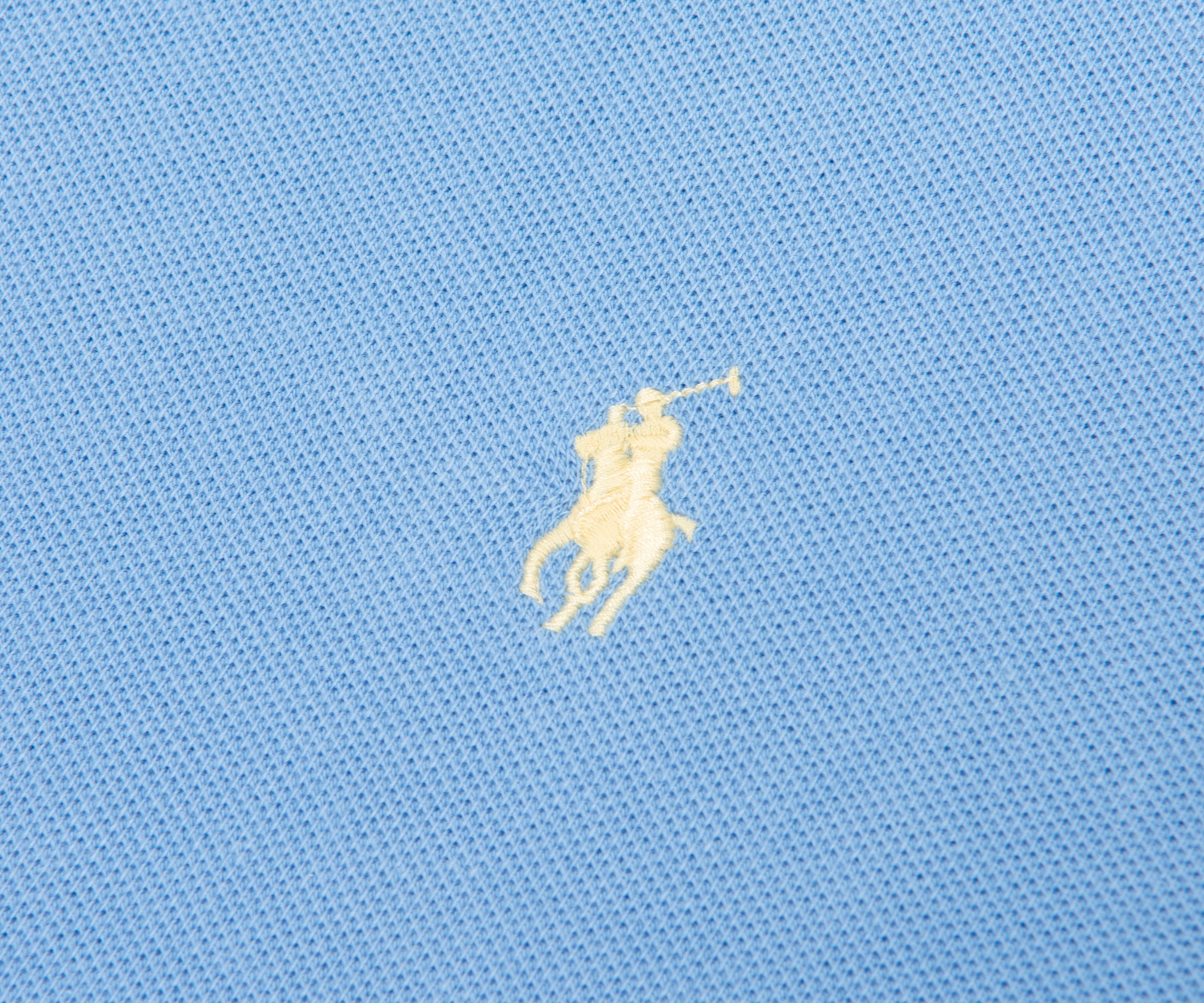 Ralph Lauren Blue SS Custom Slim Fit Polo