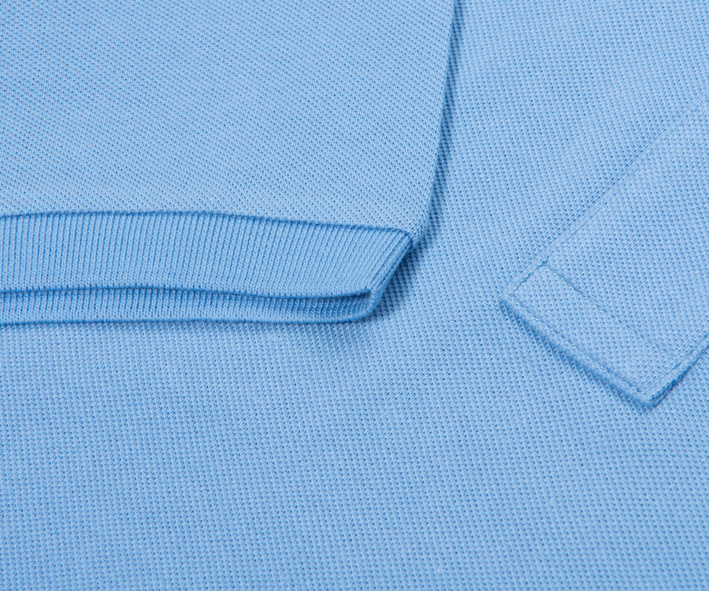 Ralph Lauren Blue SS Custom Slim Fit Polo