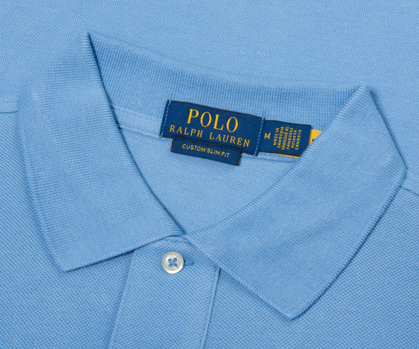 Polo Ralph Lauren Blue Custom Slim Fit Polo