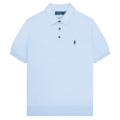 Polo Ralph Lauren Sky Blue Knitted Polo