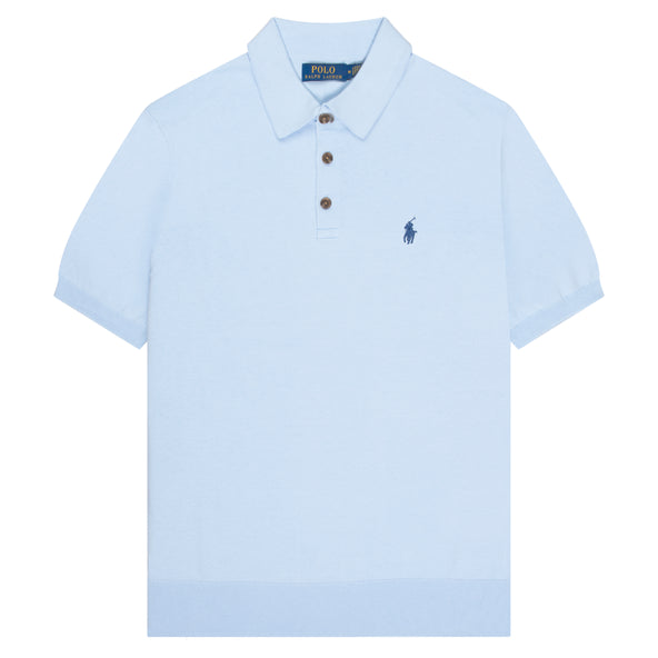 Polo Ralph Lauren Sky Blue Knitted Polo