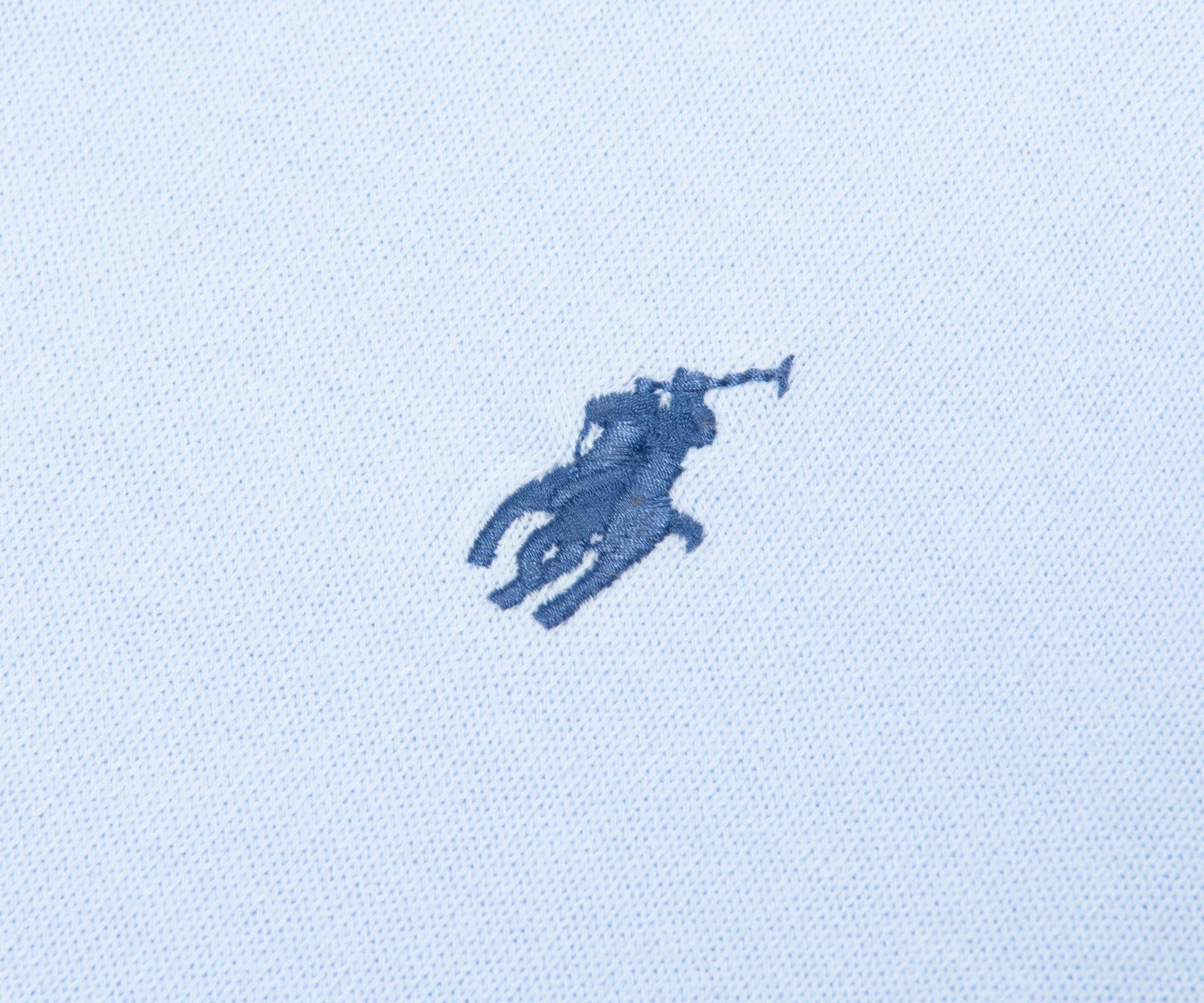 Ralph Lauren Sky Blue Knitted Soft Polo