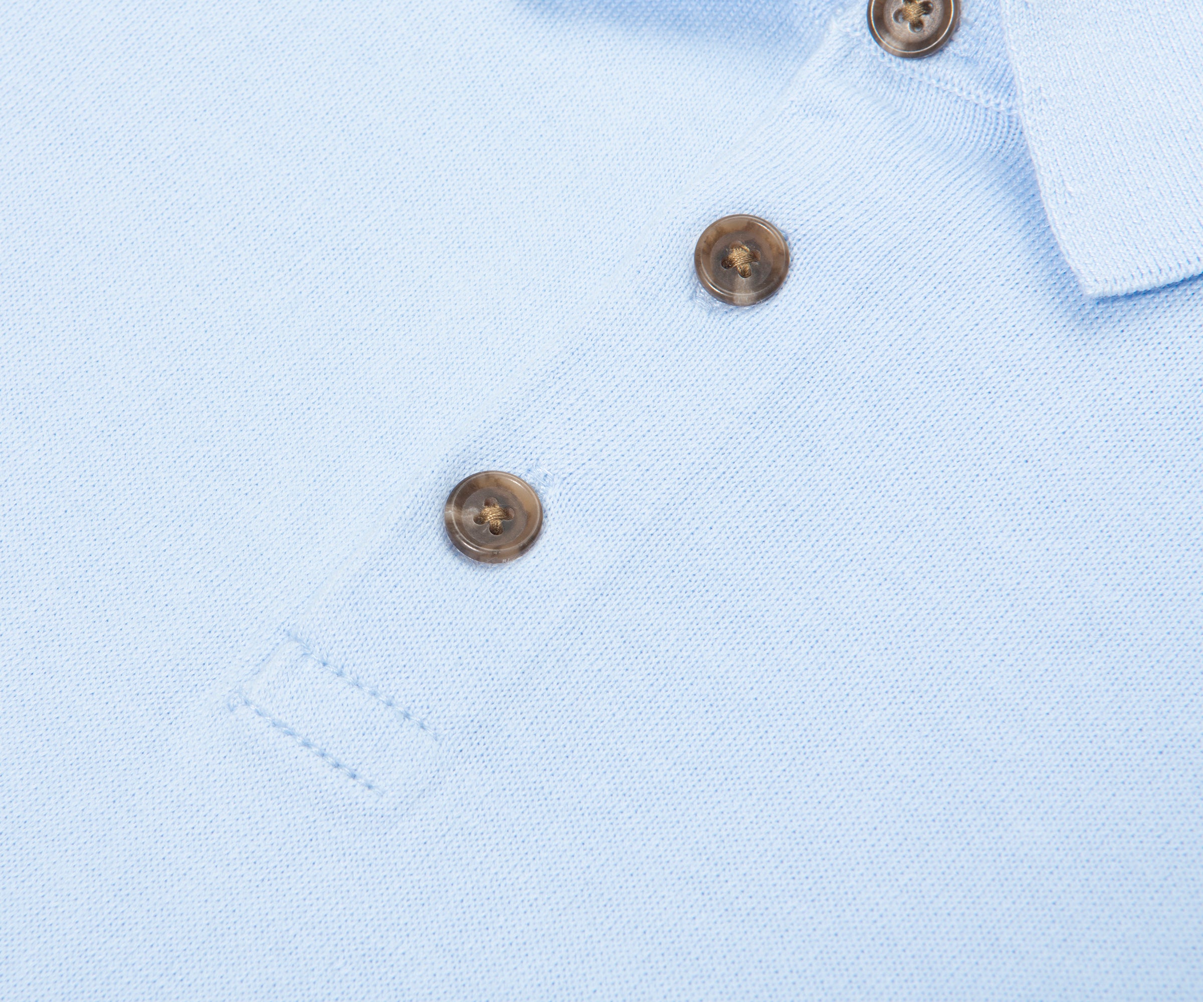 Ralph Lauren Sky Blue Knitted Soft Polo