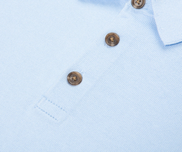 Polo Ralph Lauren Sky Blue Knitted Polo