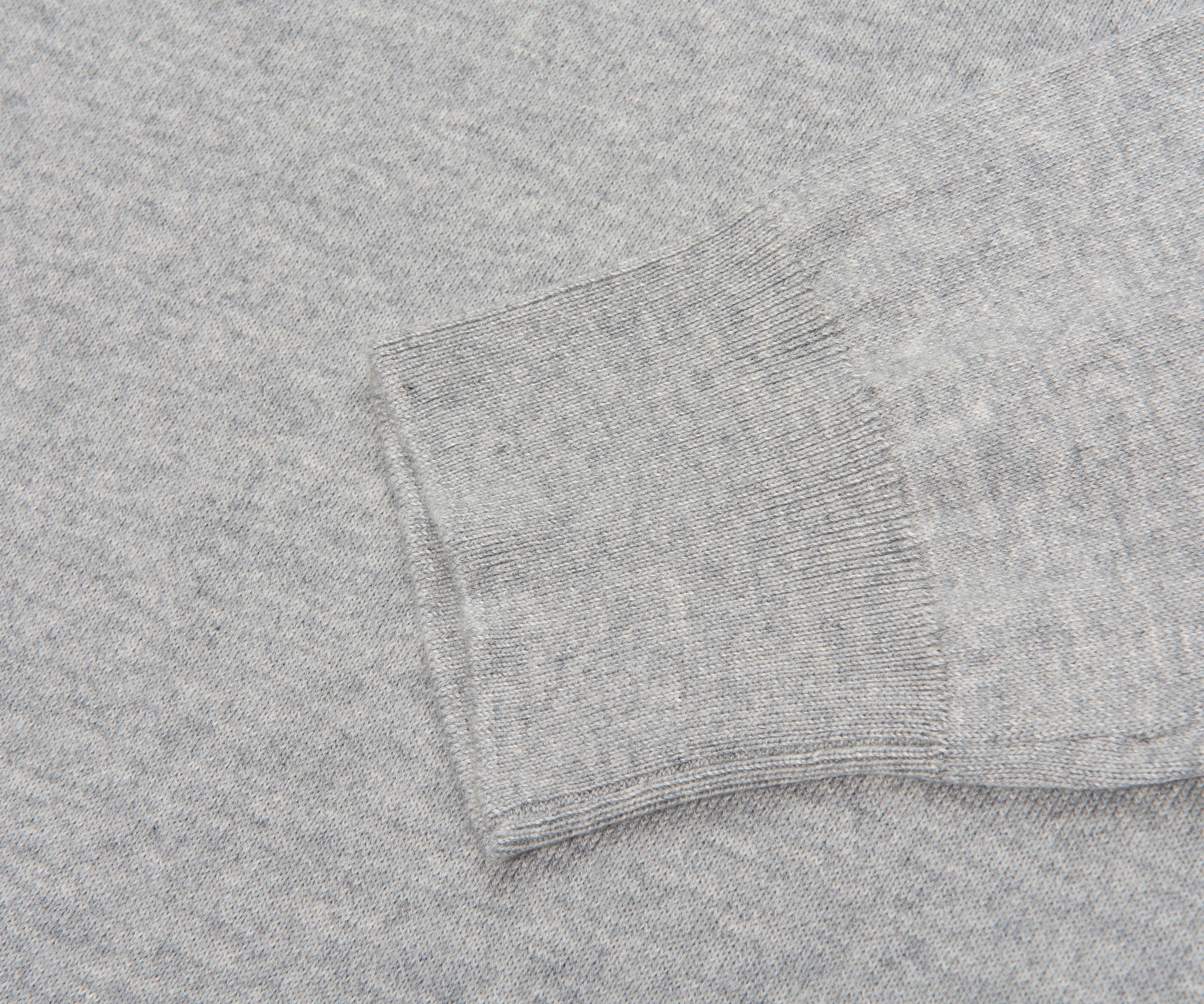 Ralph Lauren Grey Heather Knitted LS Polo