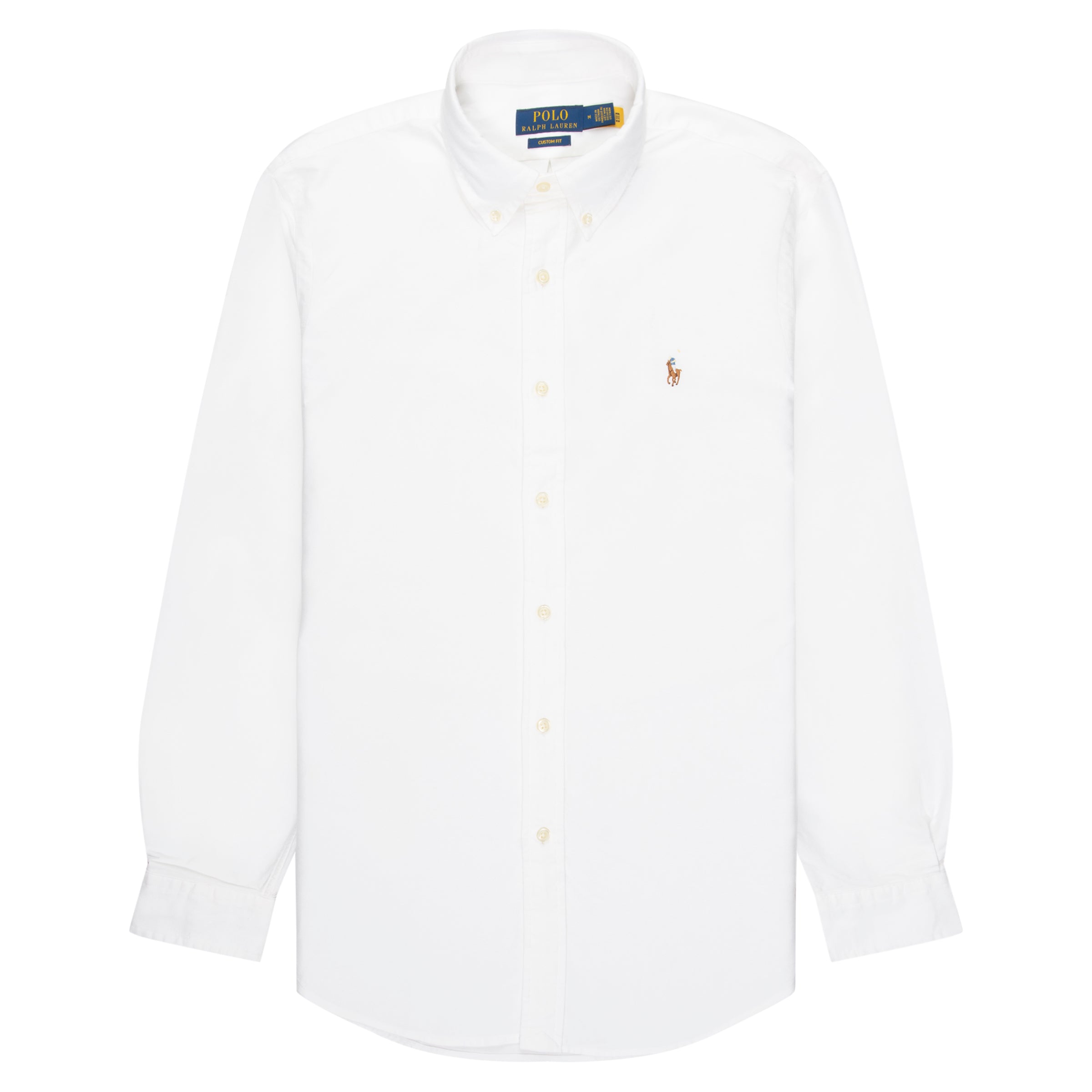 Ralph Lauren White Custom Fit Cotton Shirt