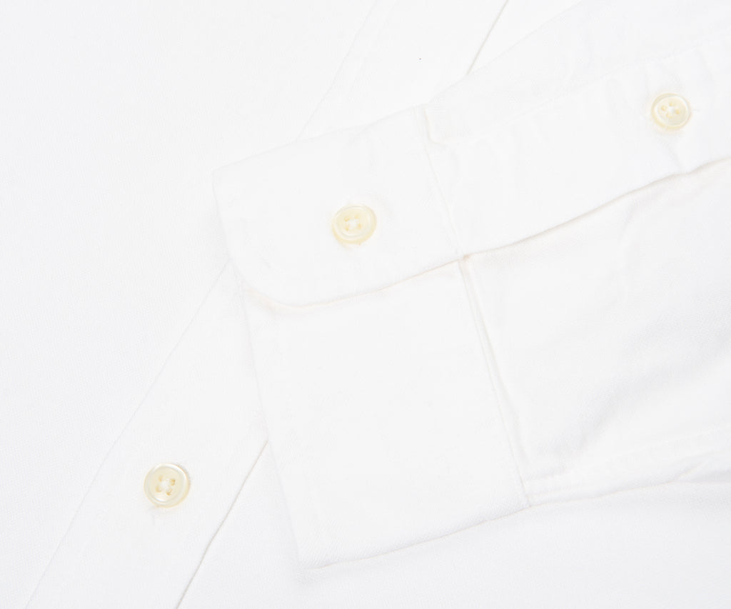 Ralph Lauren White Custom Fit Cotton Shirt