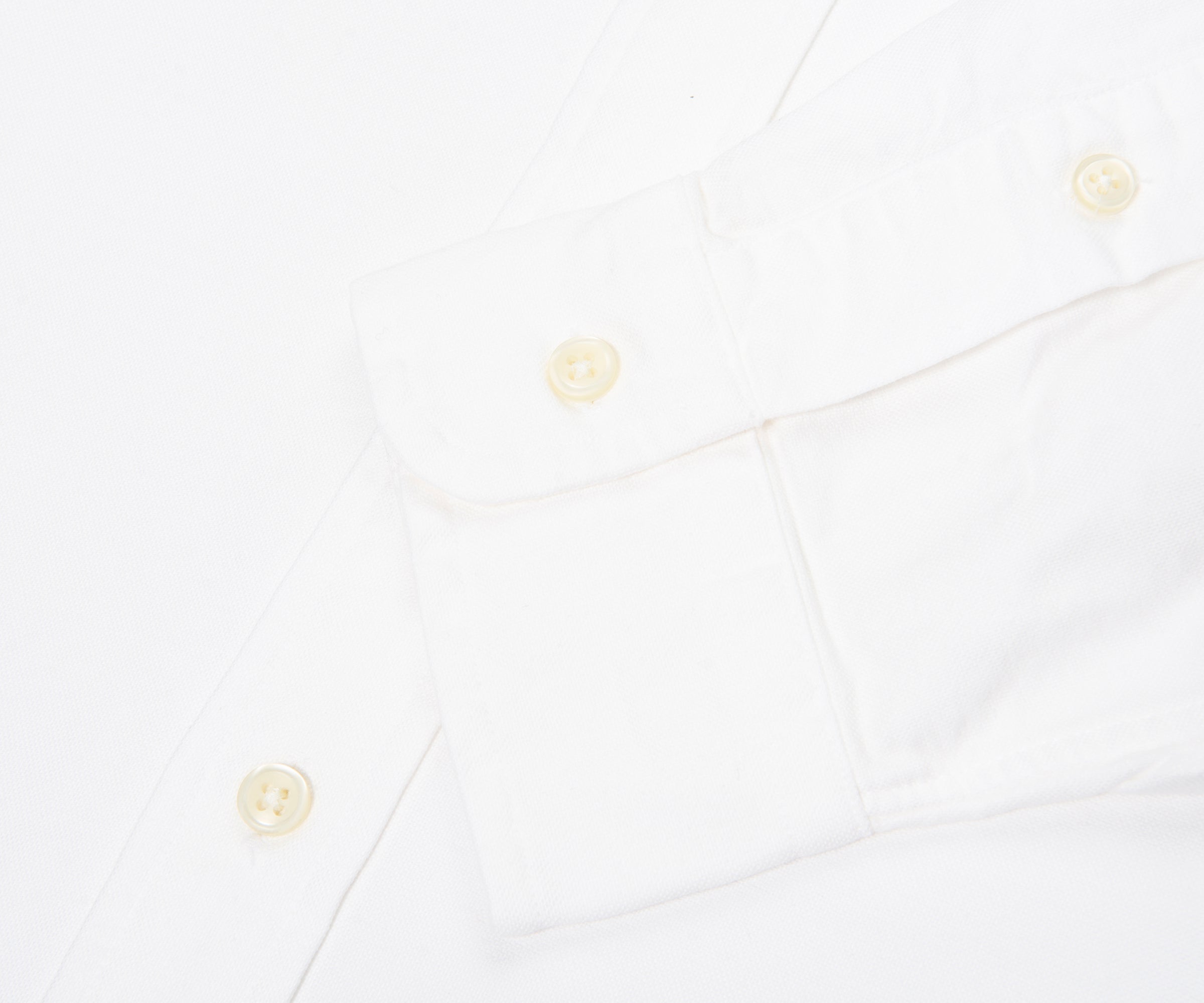 Ralph Lauren White Custom Fit Cotton Shirt