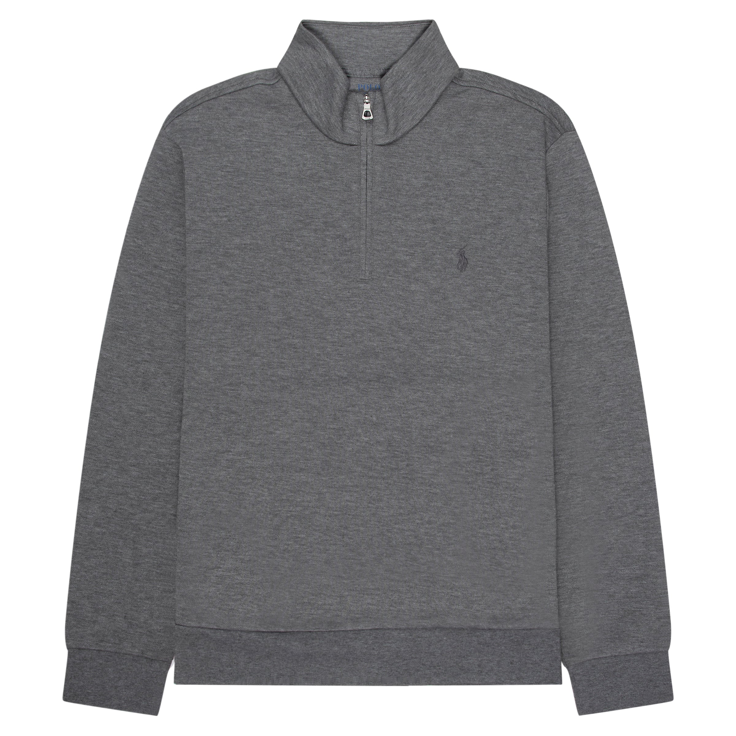 Ralph Lauren Grey Luxe Stretch 1/4 Zip Sweatshirt