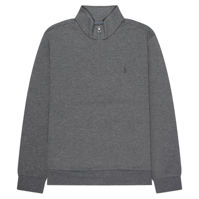 Ralph Lauren Grey Luxe Stretch 1/4 Zip Sweatshirt