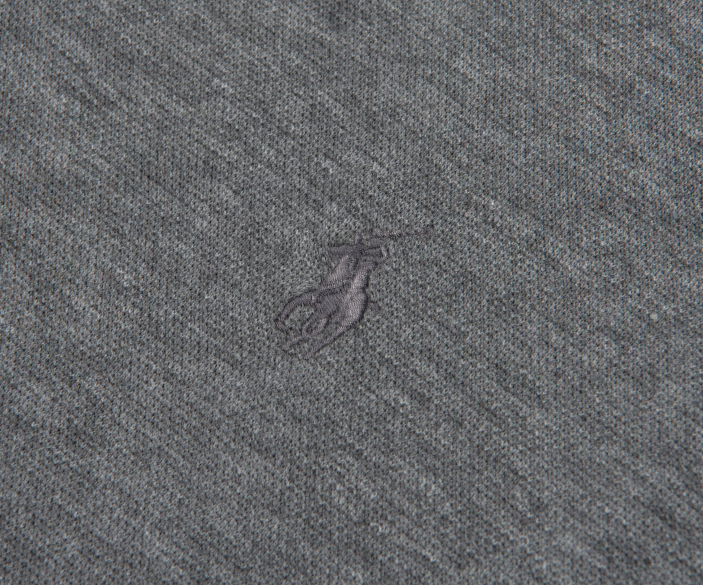 Ralph Lauren Grey Luxe Stretch 1/4 Zip Sweatshirt