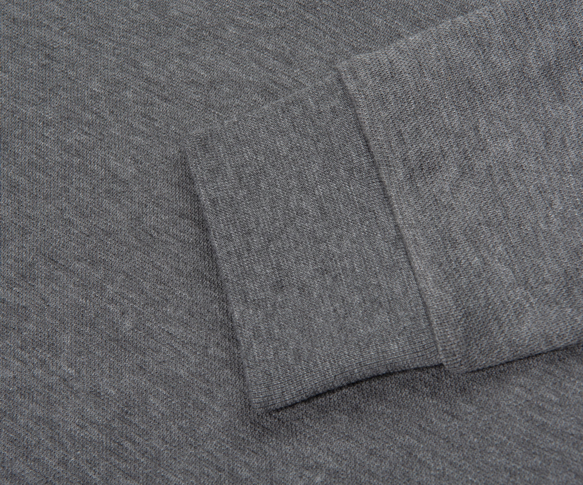 Ralph Lauren Grey Luxe Stretch 1/4 Zip Sweatshirt