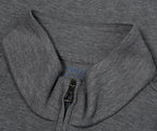 Ralph Lauren Grey Luxe Stretch 1/4 Zip Sweatshirt