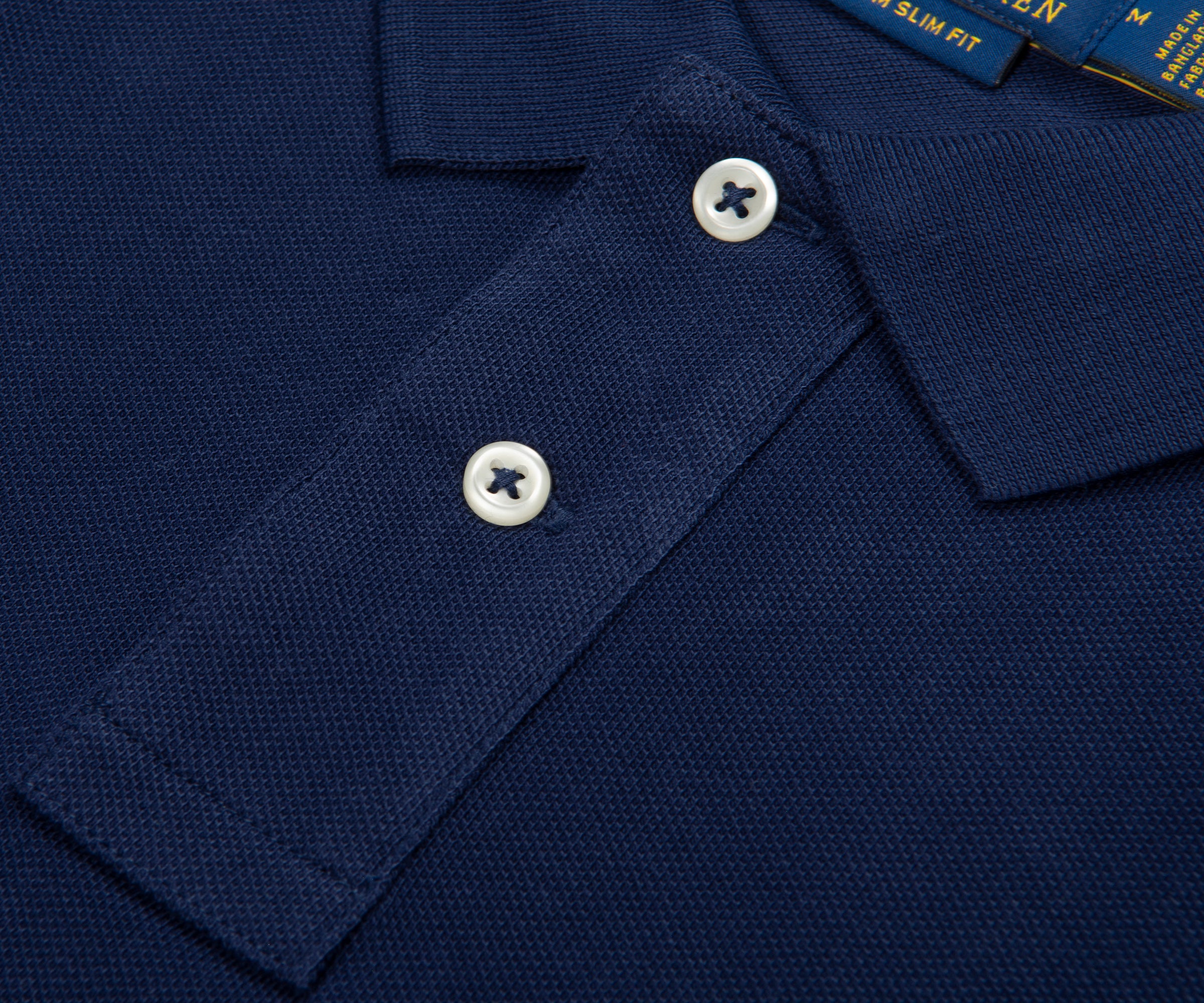 Ralph Lauren Navy SS Custom Slim Fit Polo
