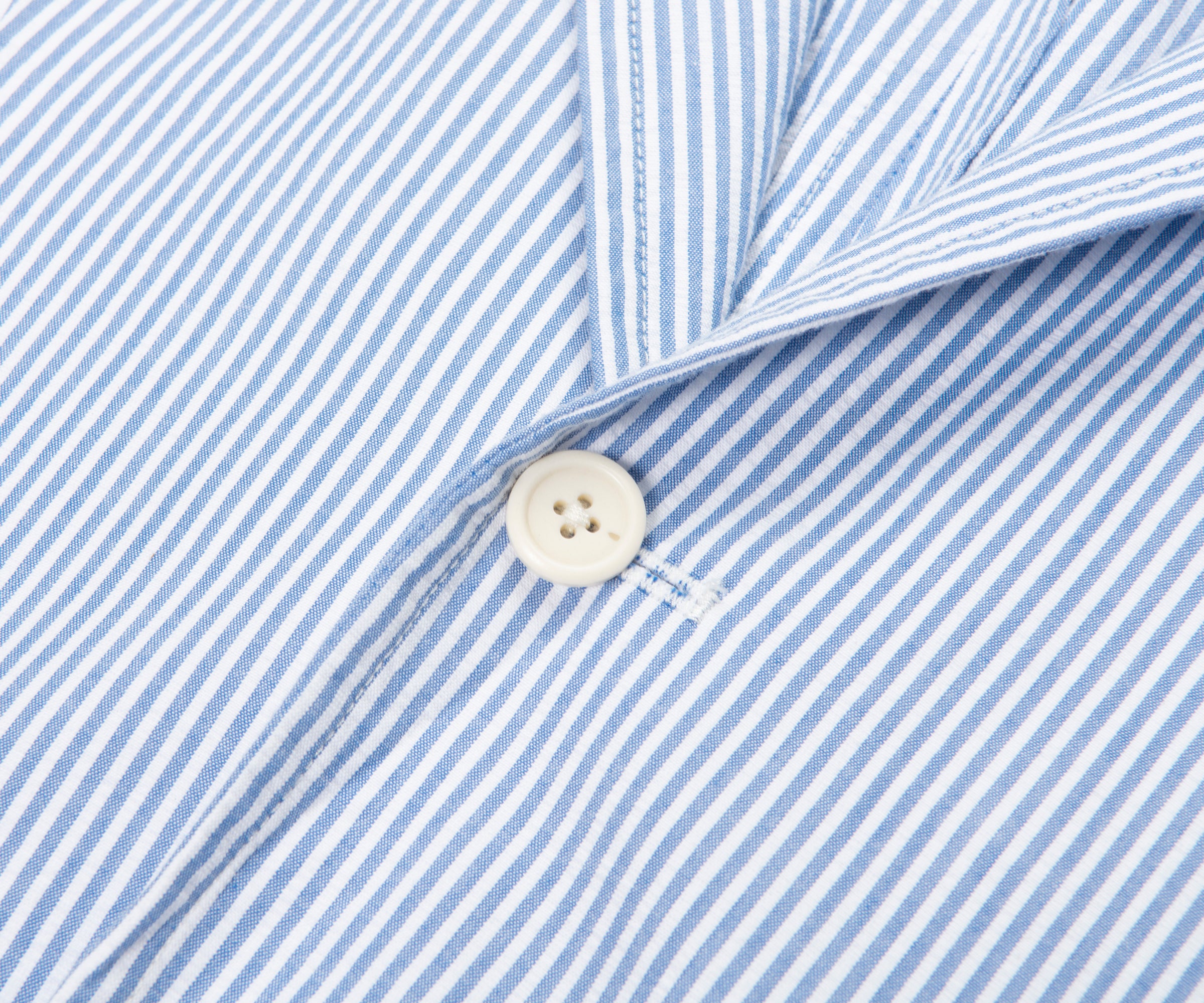 Ralph Lauren Blue/White Striped Soft Blazer