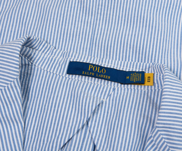 Ralph Lauren Blue/White Striped Soft Blazer