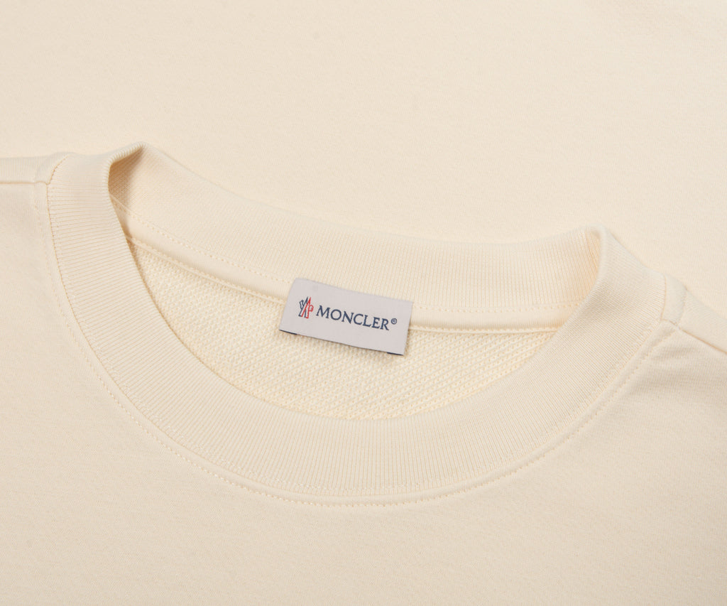 Moncler Cream Archive Logo Sweatshirt